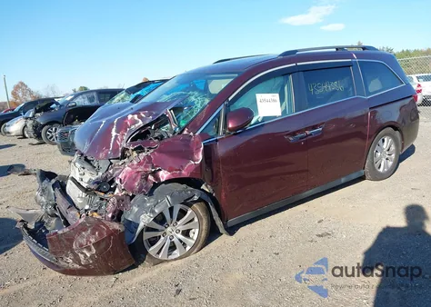 2015 Honda Odyssey Ex-L z USA, uszkodzony, nr VIN 5FNRL5H62FB100924